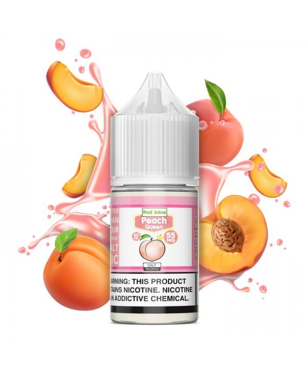 Pod Juice Salts Series Peach Queen E-juice 30mL