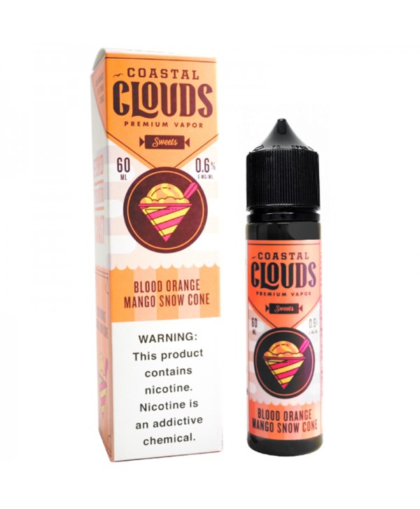 Coastal Clouds Sweets Blood Orange Mango Snow Cone E-juice 60ml