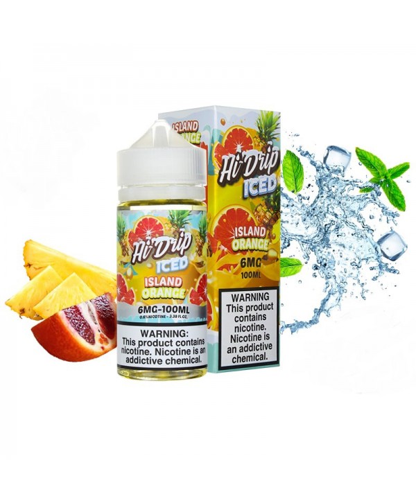 Hi Drip Island Orange ICED E-juice 100ml