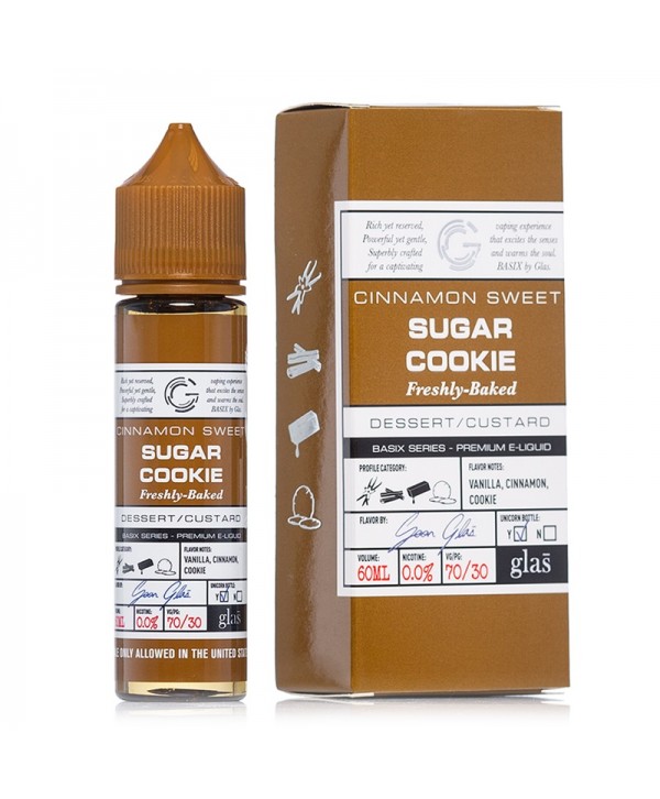 Glas Vapor Sugar Cookie - Basix Series E-juice 60ml