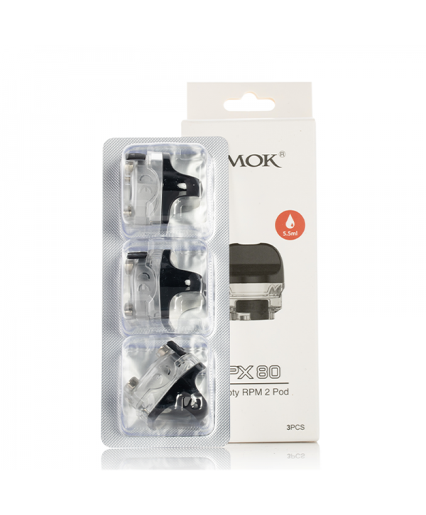 SMOK IPX 80 Replacement Empty Pod Cartridge 5.5ml (3pcs/pack)