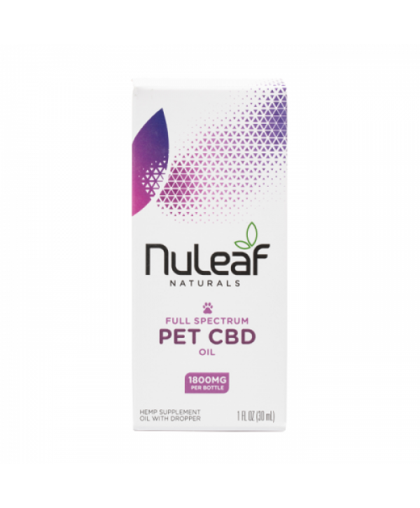 NuLeaf Naturals Full Spectrum Hemp CBD Pet Oil