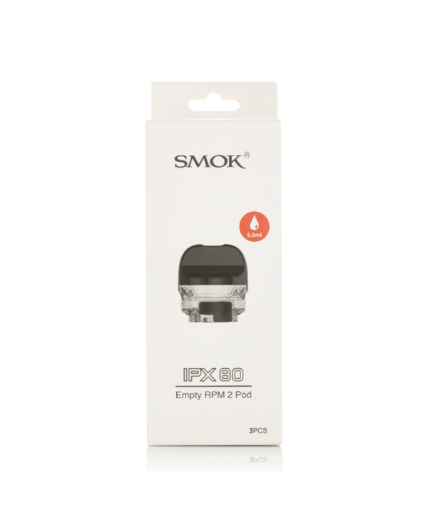 SMOK IPX 80 Replacement Empty Pod Cartridge 5.5ml (3pcs/pack)