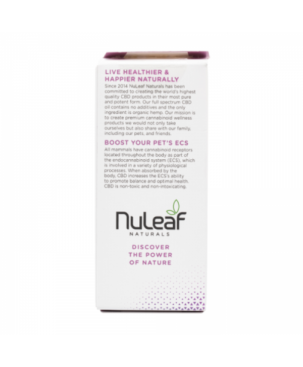 NuLeaf Naturals Full Spectrum Hemp CBD Pet Oil