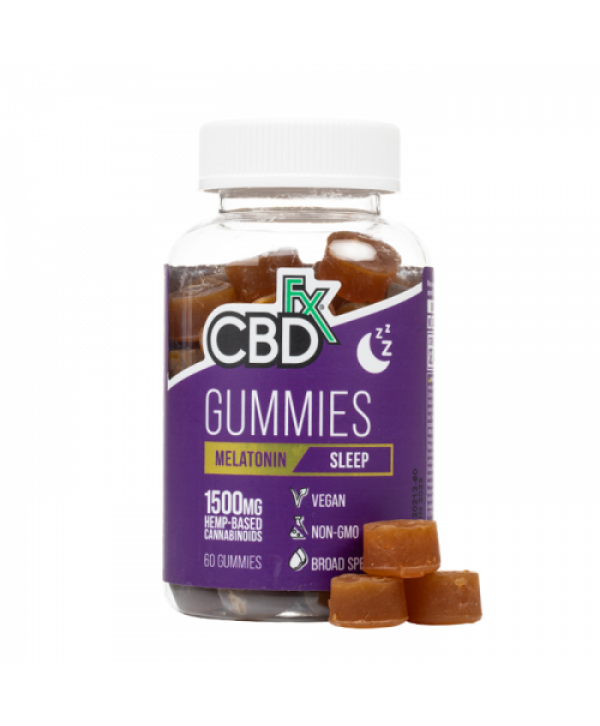 CBDfx CBD Gummies With Melatonin For Sleep 1500mg
