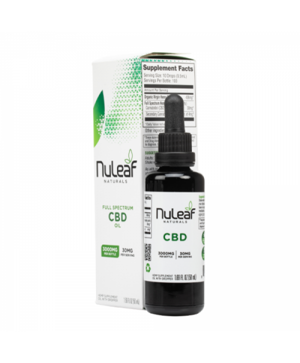 NuLeaf Naturals Full Spectrum Hemp CBD Oil