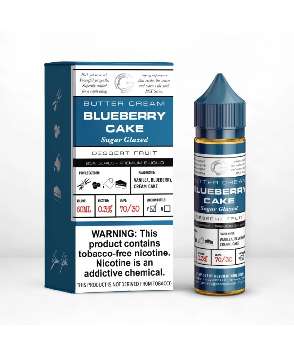 Glas Vapor BLUEBERRY CAKE - BASIX SERIES 60ml