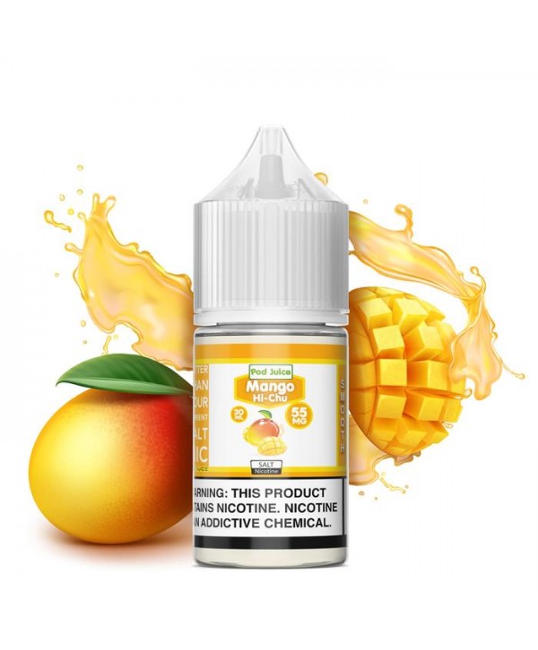 Pod Juice Salts Series Mango Hi Chu (Mango Burst) E-Juice 30mL