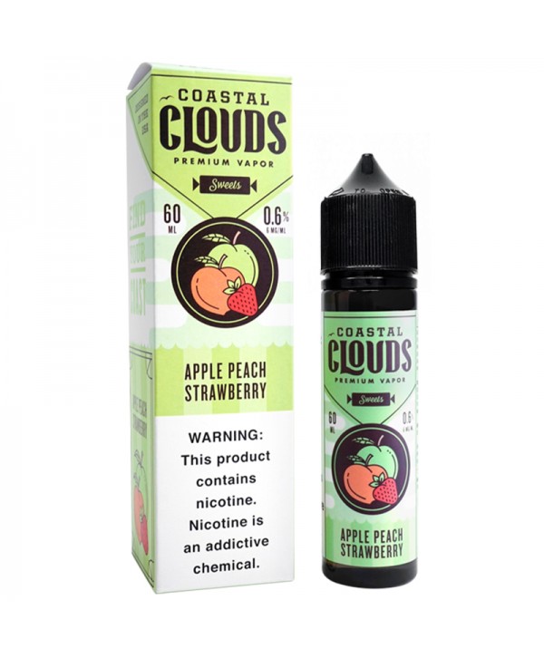Coastal Clouds Sweets Apple Peach Strawberry E-juice 60ml