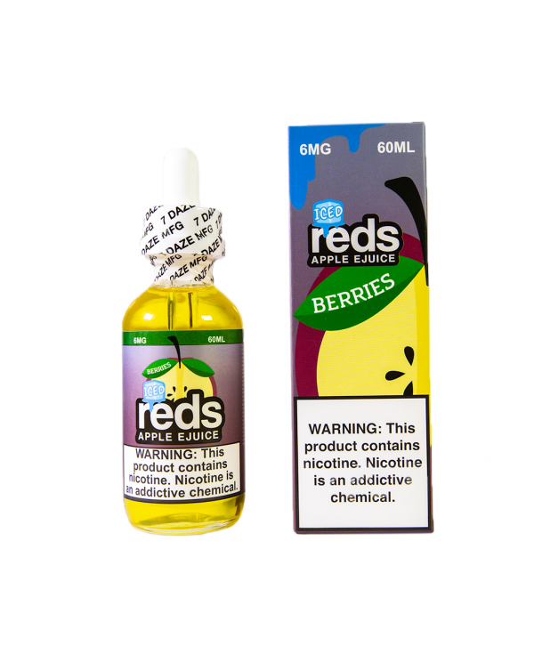 Vape 7 Daze Berries Iced Reds Apple E-Juice 60ml