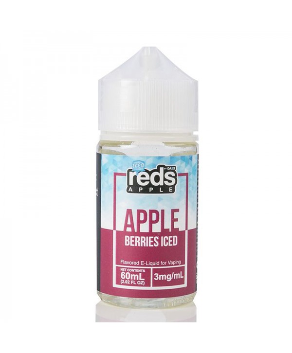 Vape 7 Daze Berries Iced Reds Apple E-Juice 60ml