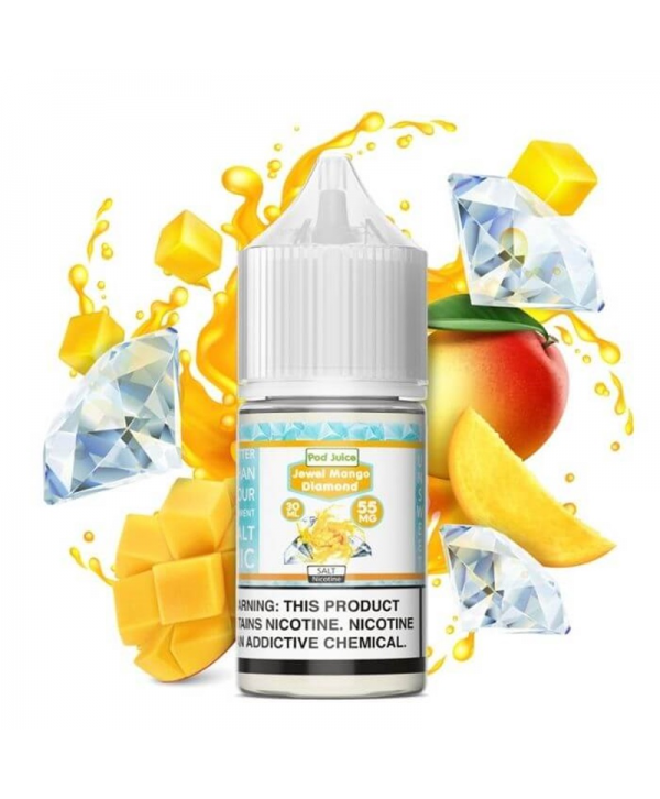 Pod Juice Salts Series Jewel Mango Diamond E-juice 30ml