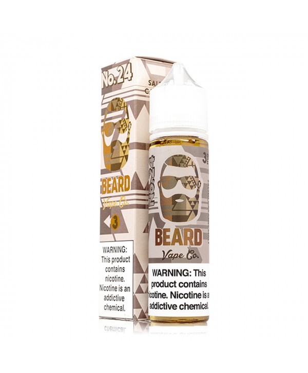 Beard Vape Series NO.24 Salted Caramel Malt E-Juice 60ML