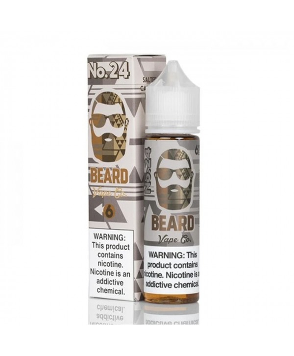 Beard Vape Series NO.24 Salted Caramel Malt E-Juice 60ML