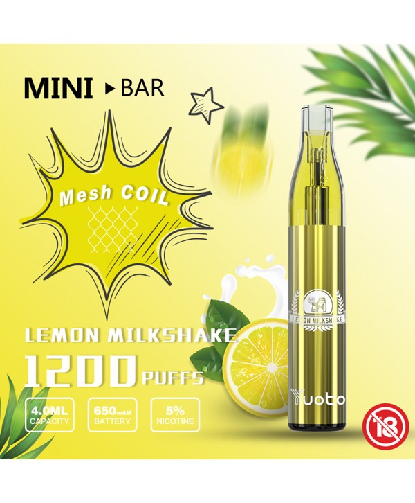 Yuoto Mini Bar Disposable Vape Kit 1200 Puffs 650mAh