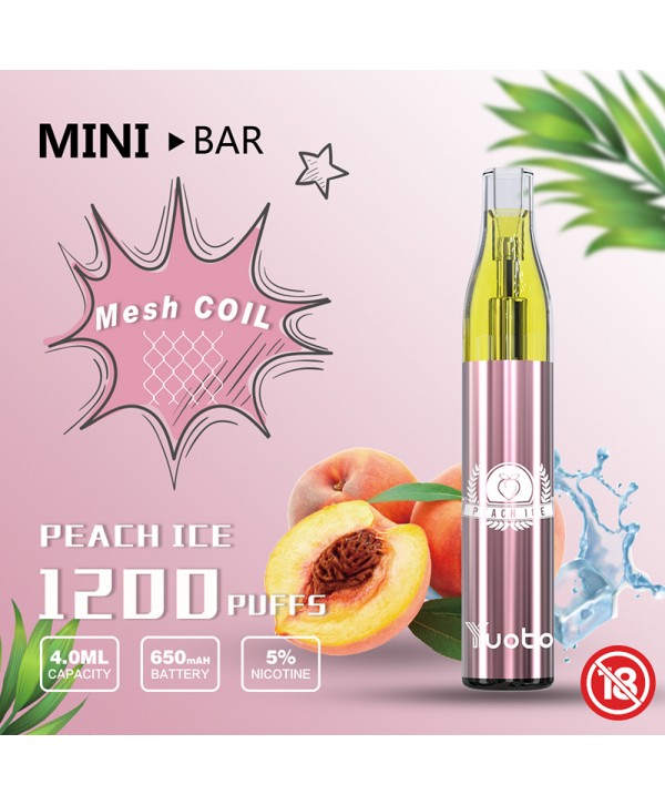 Yuoto Mini Bar Disposable Vape Kit 1200 Puffs 650mAh