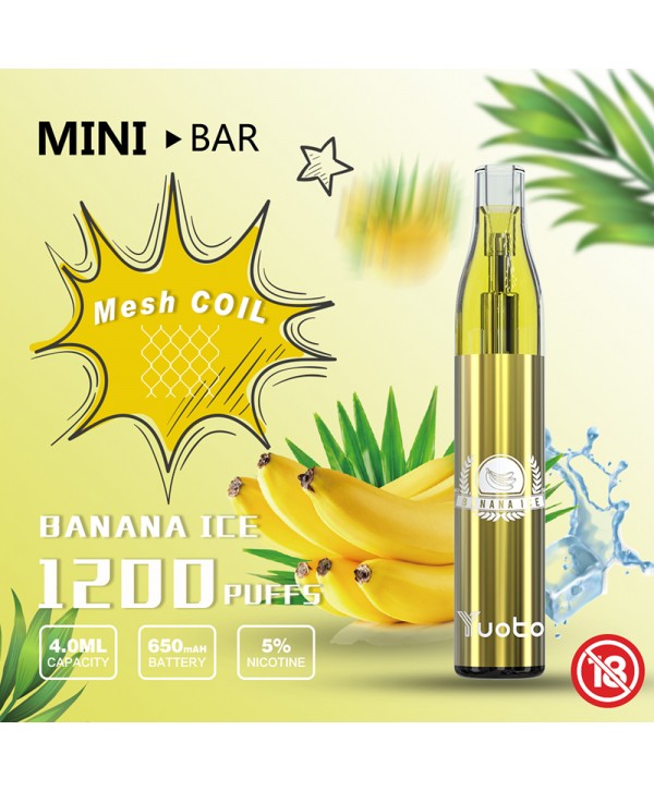 Yuoto Mini Bar Disposable Vape Kit 1200 Puffs 650mAh