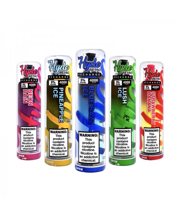 Hyde Retro Recharge Disposable Kit 4000 Puffs 400mAh