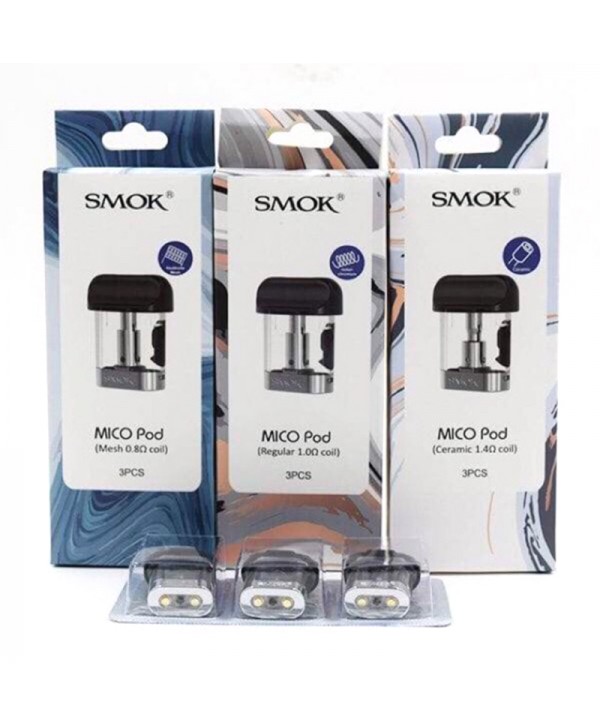 SMOK MICO Replacement Pod Cartridge 1.7ml (3pcs/pack)<span class=