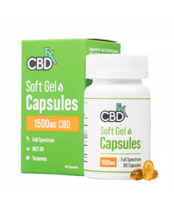 CBDfx Full Spectrum CBD Softgel Capsules