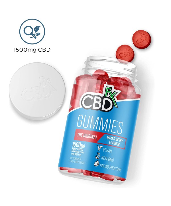 CBDfx CBD Gummies With Original Mixed Berry