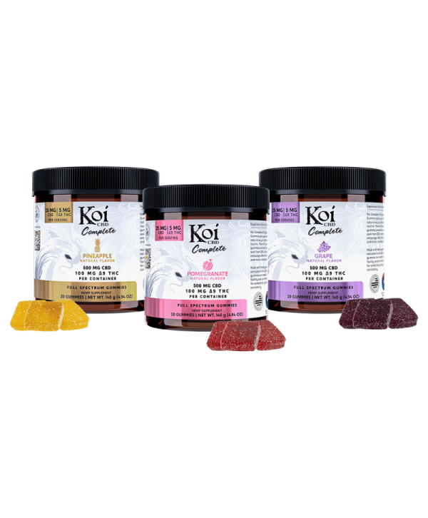 Koi CBD Complete Full Spectrum CBD Gummies 500mg