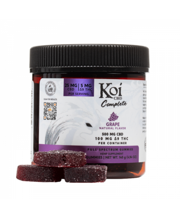 Koi CBD Complete Full Spectrum CBD Gummies 500mg