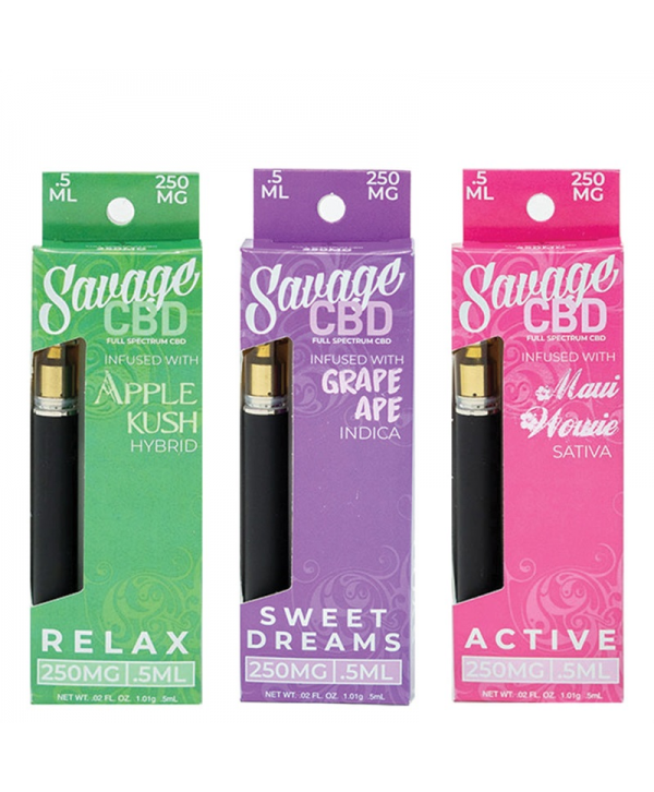 Savage CBD Disposable Vape Pen Kit 250mg