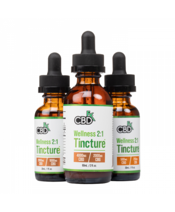 CBDfx CBD + CBG Oil Full Spectrum Wellness Tincture