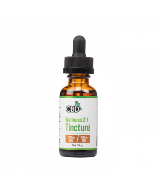 CBDfx CBD + CBG Oil Full Spectrum Wellness Tincture