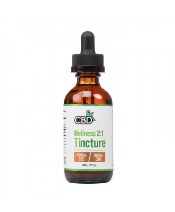 CBDfx CBD + CBG Oil Full Spectrum Wellness Tincture