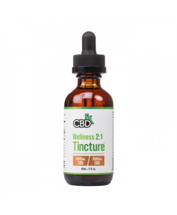 CBDfx CBD + CBG Oil Full Spectrum Wellness Tincture