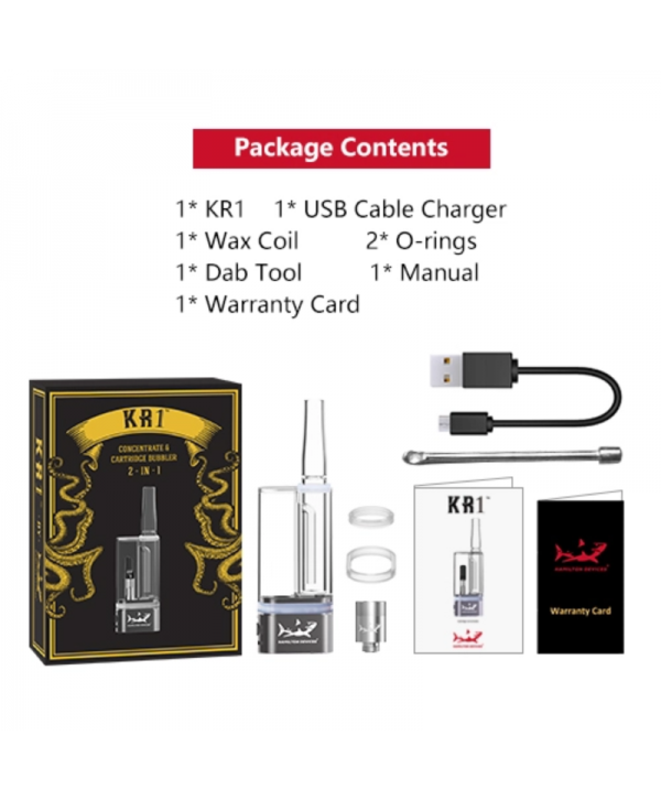 Hamilton Devices KR1 Bubbler 2-in-1 Vaporizer Battery Mod 500mAh