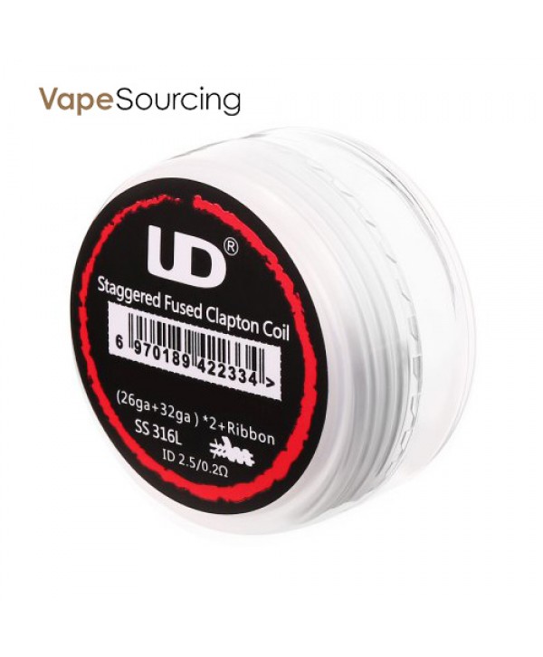 UD Staggered Fused Clapton Coil(10pcs/Box)