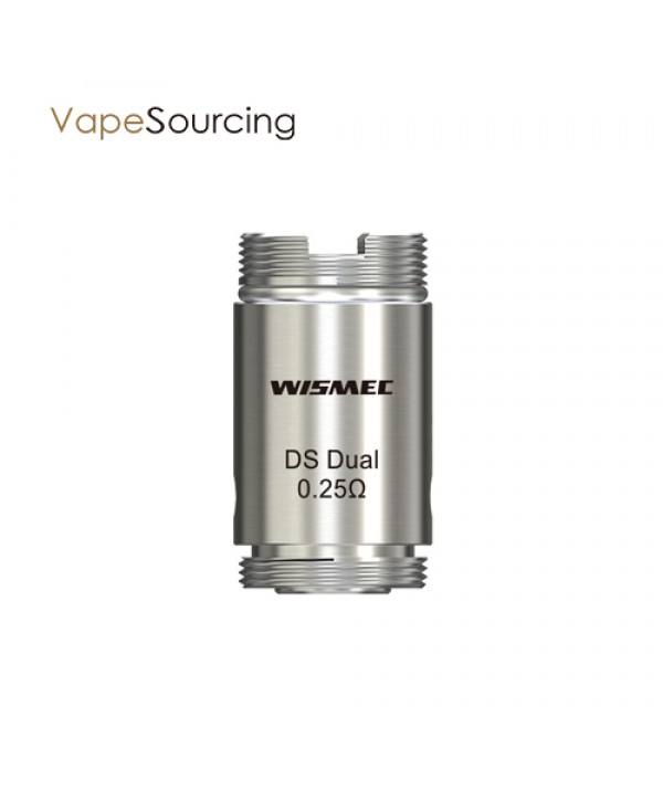 Wismec DS Dual 0.25ohm Head (5pcs) (For Wismec Motiv Kit)