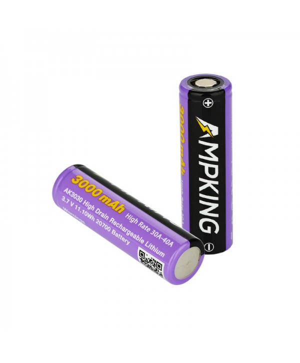 Ampking 20700 Battery 3000mAh (1pc/pack)