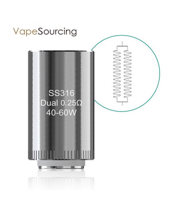 Eleaf Dual 0.25ohm Head (5pcs)