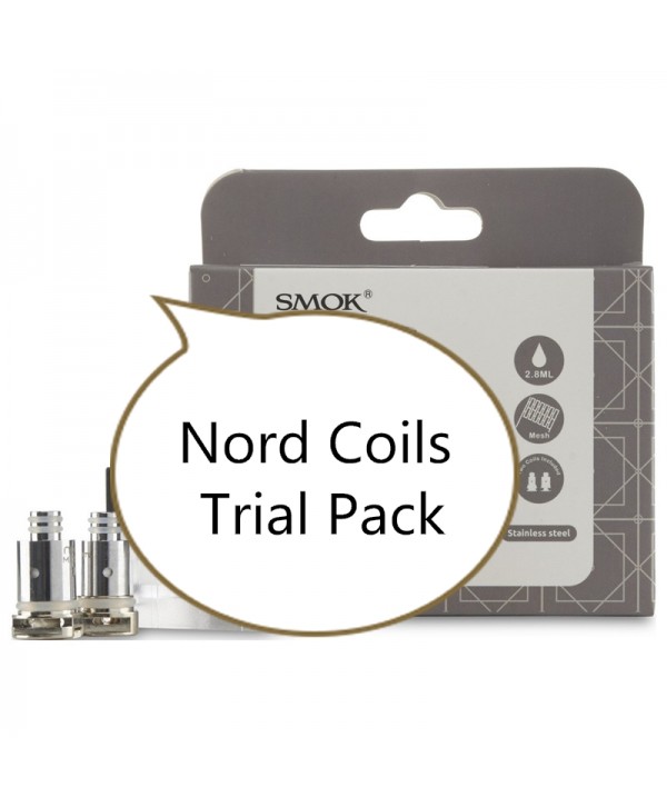 SMOK Nord Replacement Mesh/MTL Coil Heads Trial Pack (2pcs/pack)<span class=