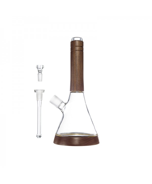 Marley Natural Glass & Walnut Water Pipe