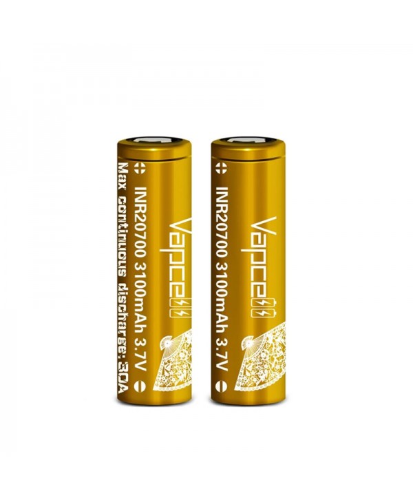 Vapcell 20700 Battery 3100mAh 3.7V 30A