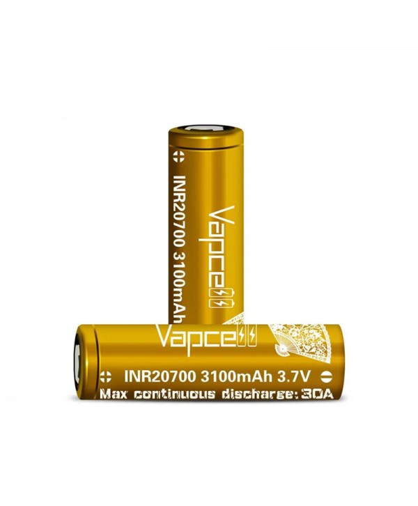 Vapcell 20700 Battery 3100mAh 3.7V 30A