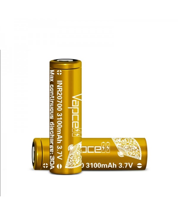 Vapcell 20700 Battery 3100mAh 3.7V 30A