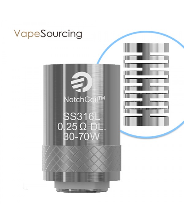 NotchCoil 0.25ohm DL. Head (5pcs)