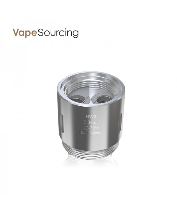 Eleaf HW2 Dual Cylinder 0.3ohm Coil Head (5pcs/pack)