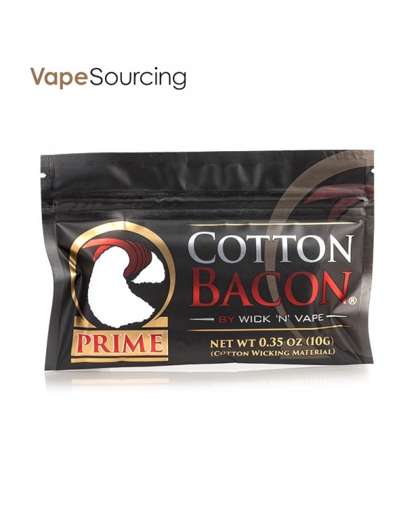 Wick 'N' Vape Organic Cotton Bacon Prime