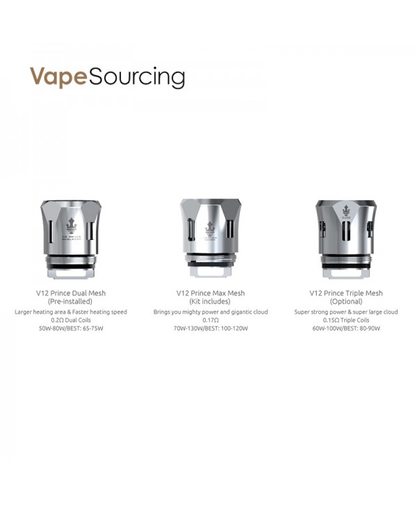 SMOK TFV12 PRINCE Replacement Mesh Coil Head (3pcs/Pack)