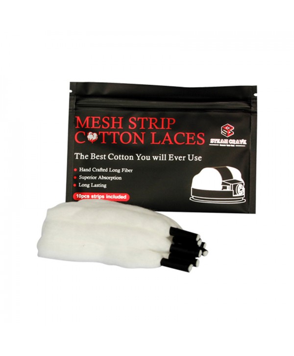 Steam Crave Mesh Strip Cotton Laces (10pcs/pack)