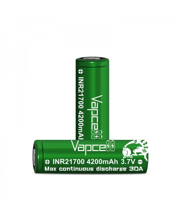 Vapcell INR21700 Battery 4200mAh 3.7V 30A