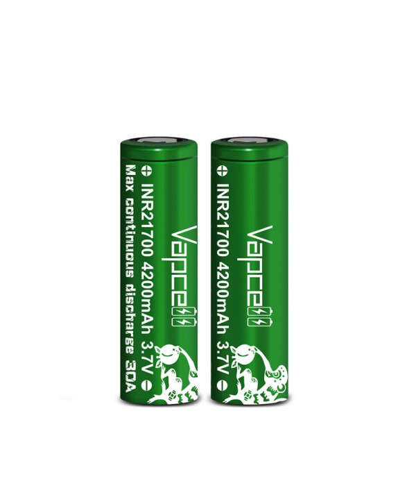 Vapcell INR21700 Battery 4200mAh 3.7V 30A