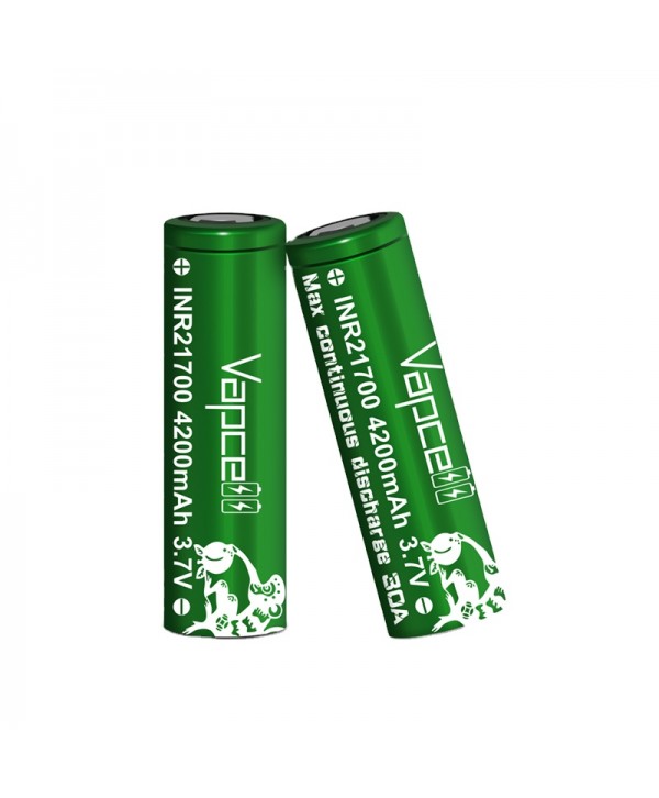 Vapcell INR21700 Battery 4200mAh 3.7V 30A